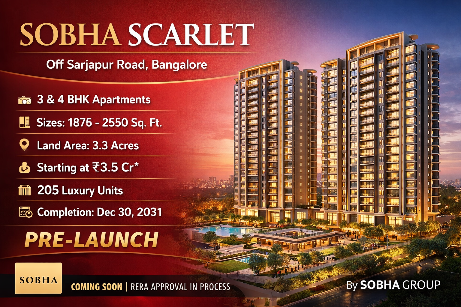 Sobha Scarlet